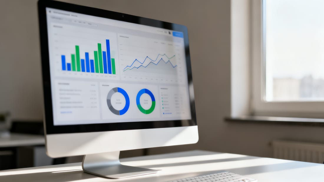 Analytics-Dashboard mit echten Kennzahlen