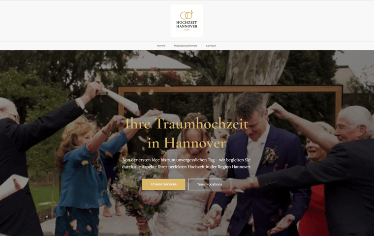 Website-Projekt Hochzeit Hannover