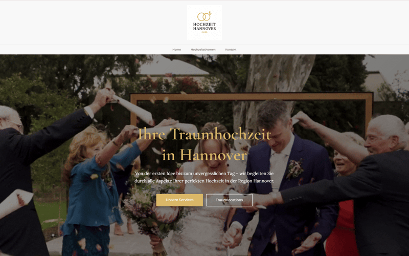 Website-Projekt Hochzeit Hannover