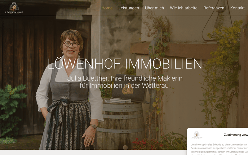 Website-Projekt Löwenhof Immobilien