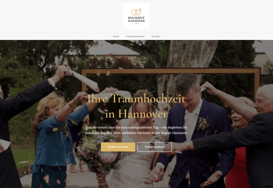 Website-Projekt Hochzeit Hannover