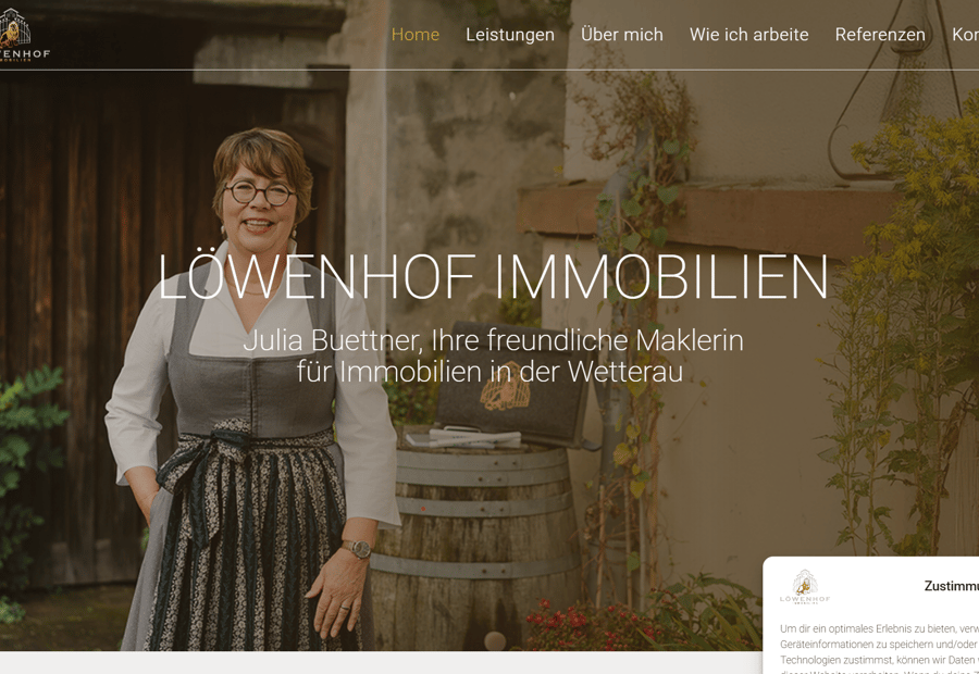 Website-Projekt Löwenhof Immobilien